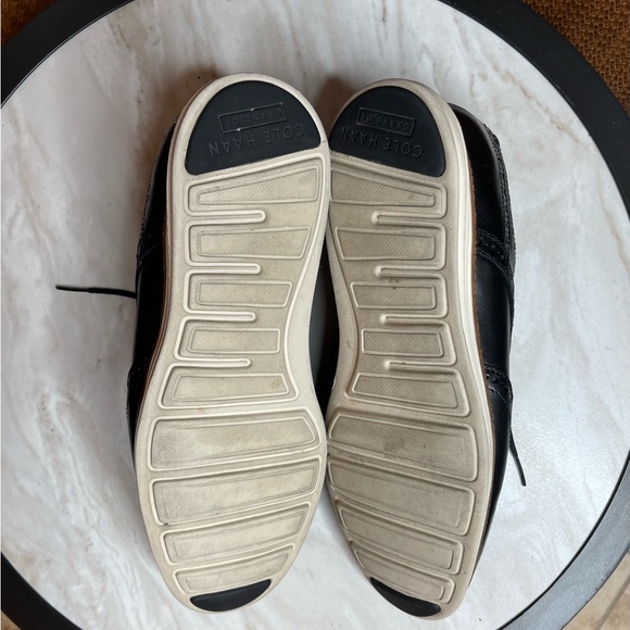 Cole Haan Black Wingtip Grand OS Size 9M - Picture 4 of 7